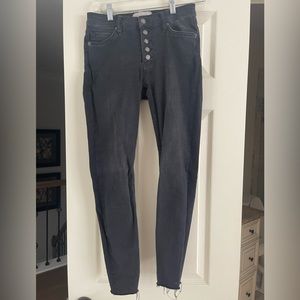 Free People Black Skinny Jeans Size 27R